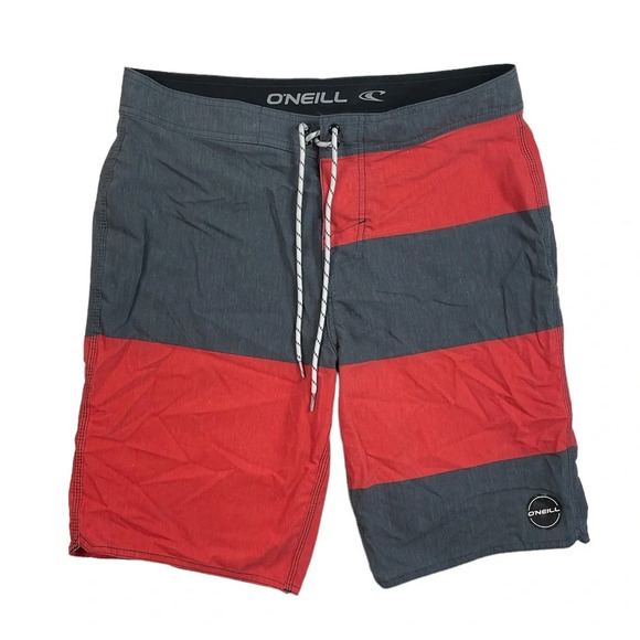 SH359 Mens O’Neill Surfing Brand Stretch Beach Board Shorts 32 - Picture 1 of 4